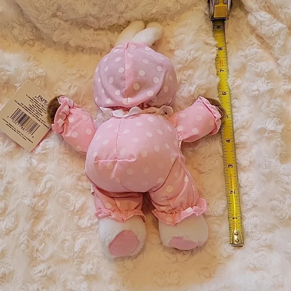 🌴3/$15🌴 Vintage Pink Polka Dot Papel Bearly Bunny Jr in costume kids - Picture 12 of 15